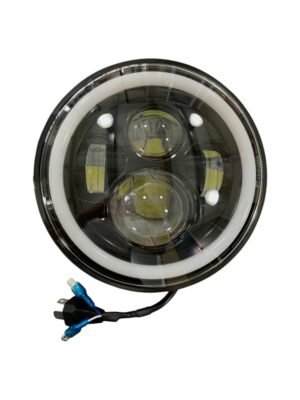 faro redondo 7 (jeep rengade) ojo de angel con giro 12 24v